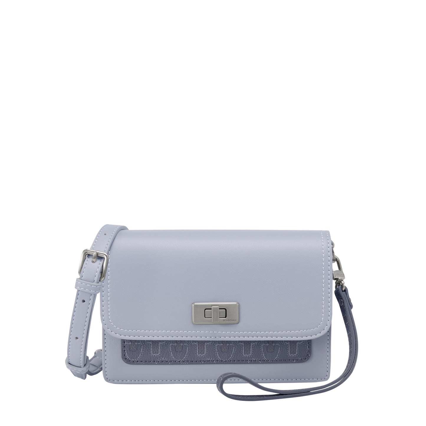 SEMBONIA Two-Tone Monogram Crossbody Bag - 0603779-305S