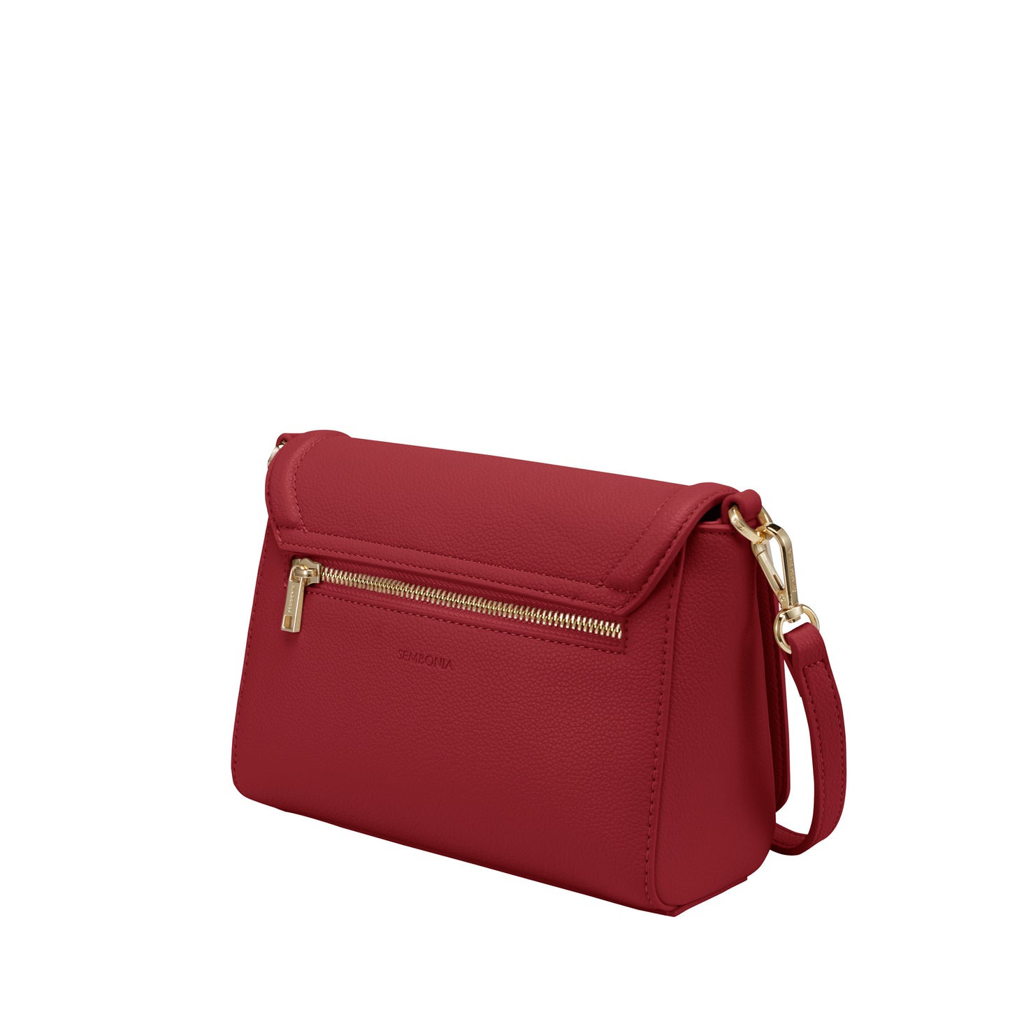 SEMBONIA "I am made with recycled materials" debossed Crossbody Bag - 0603808-005S