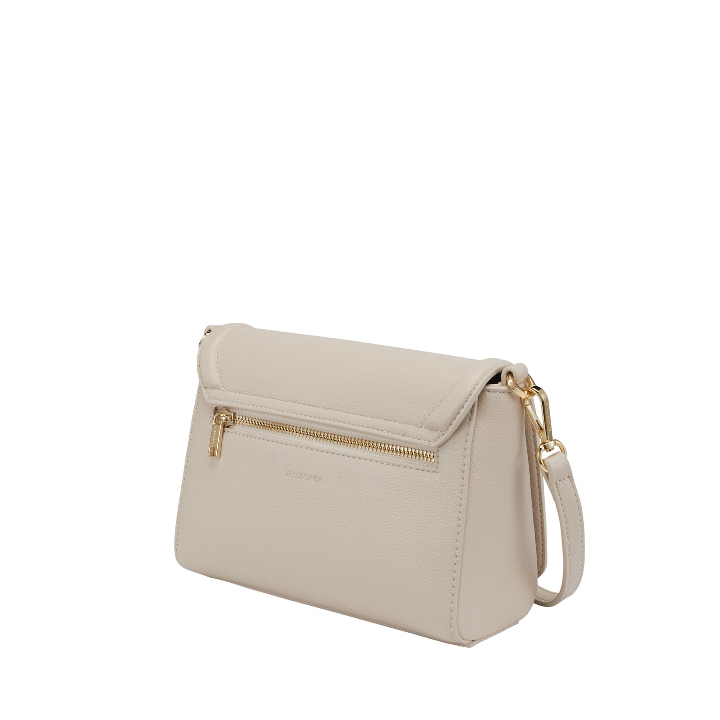 SEMBONIA "I am made with recycled materials" debossed Crossbody Bag - 0603808-005S