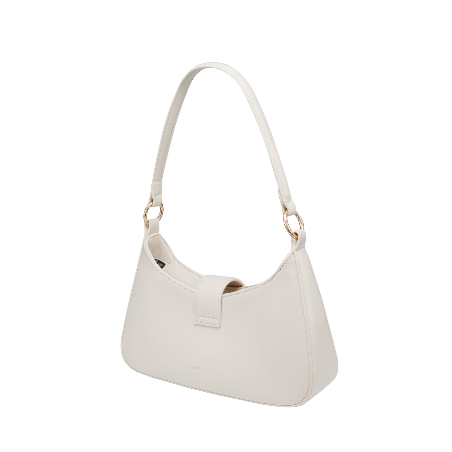 SEMBONIA Leona Crinkled Crescent Crossbody Bag - 0603822-002S