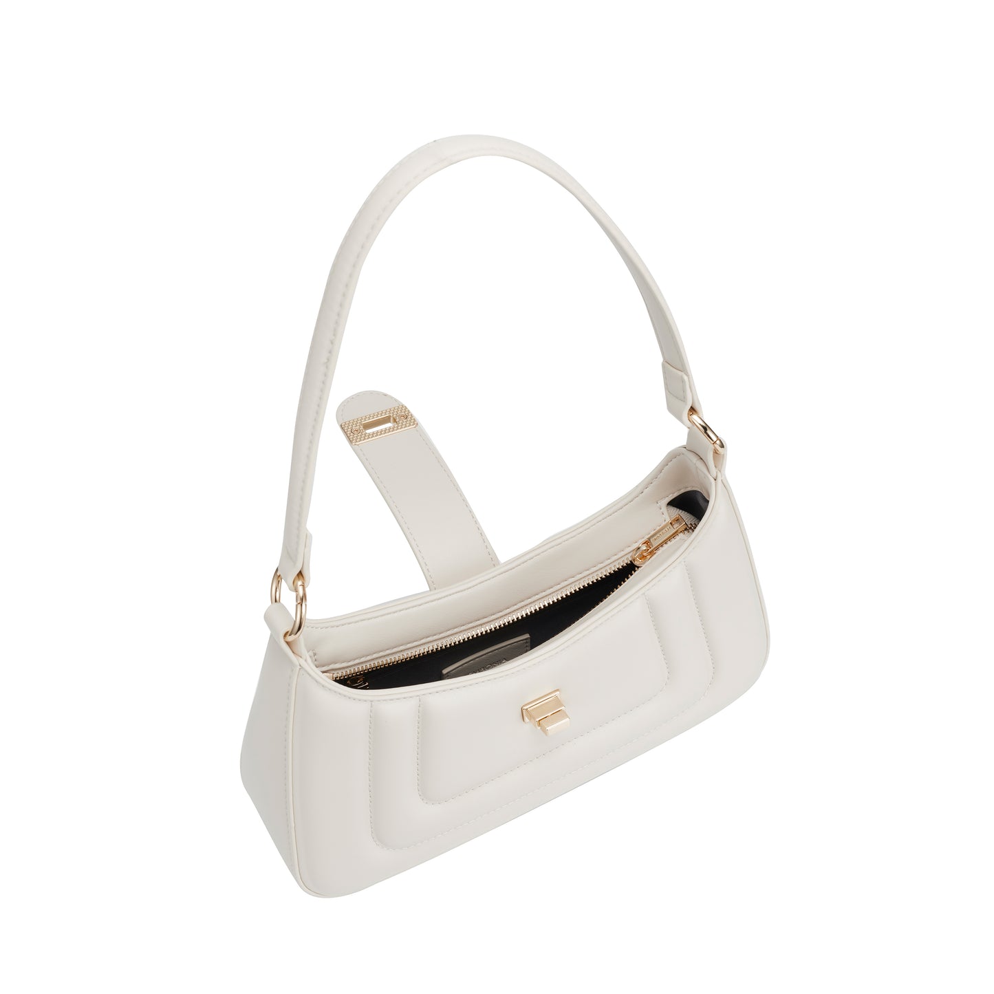 SEMBONIA Leona Crinkled Crescent Crossbody Bag - 0603822-002S