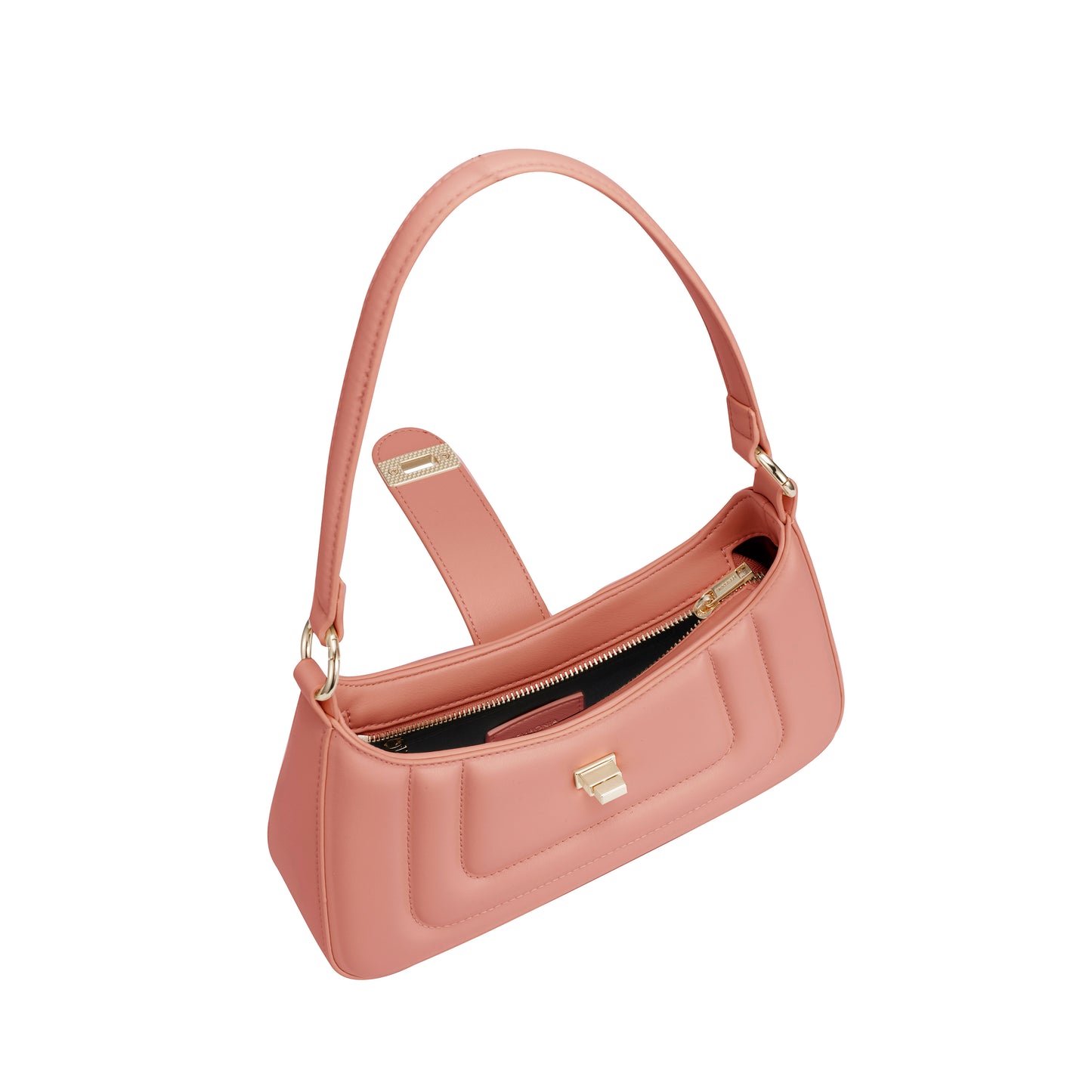 SEMBONIA Leona Crinkled Crescent Crossbody Bag - 0603822-002S
