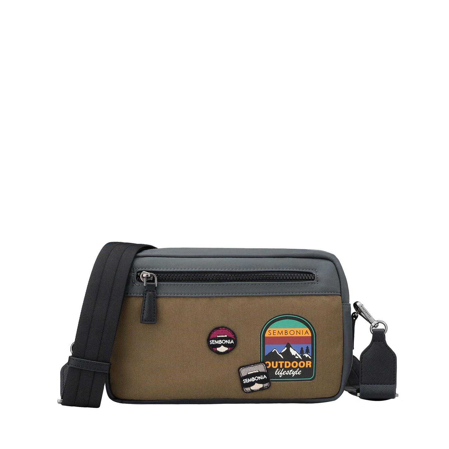 SEMBONIA SEMBONIA Voyage Patched Canvas CrossBody Bag - 0603827-100S-36