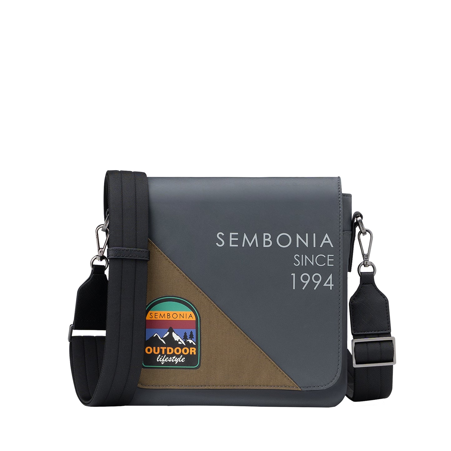 SEMBONIA Sembonia Voyage Patched Canvas CrossBody Bag - 0603827-110S-36