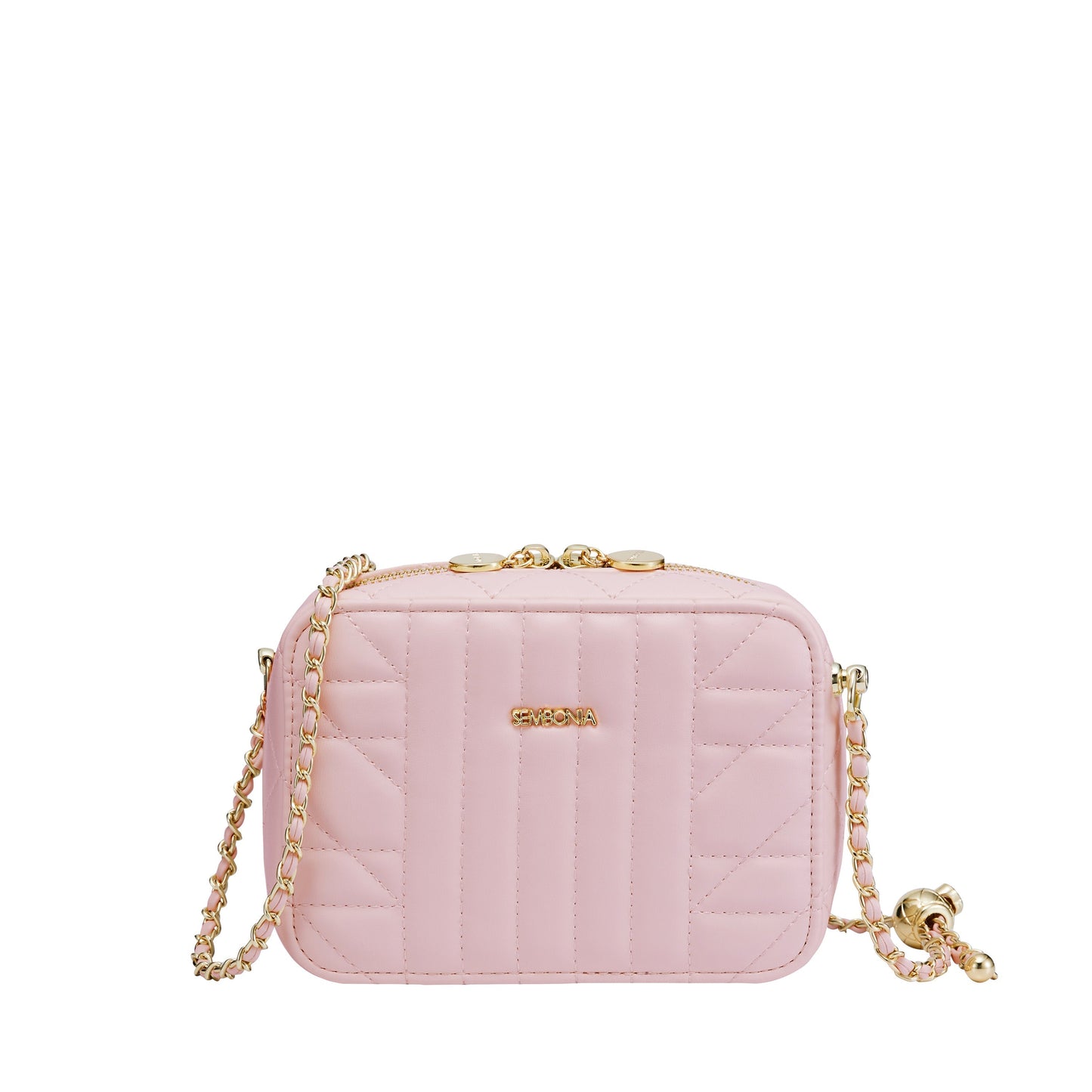 SEMBONIA Gia Quilted Chain Strap Crossbody Bag - 0603833-002S