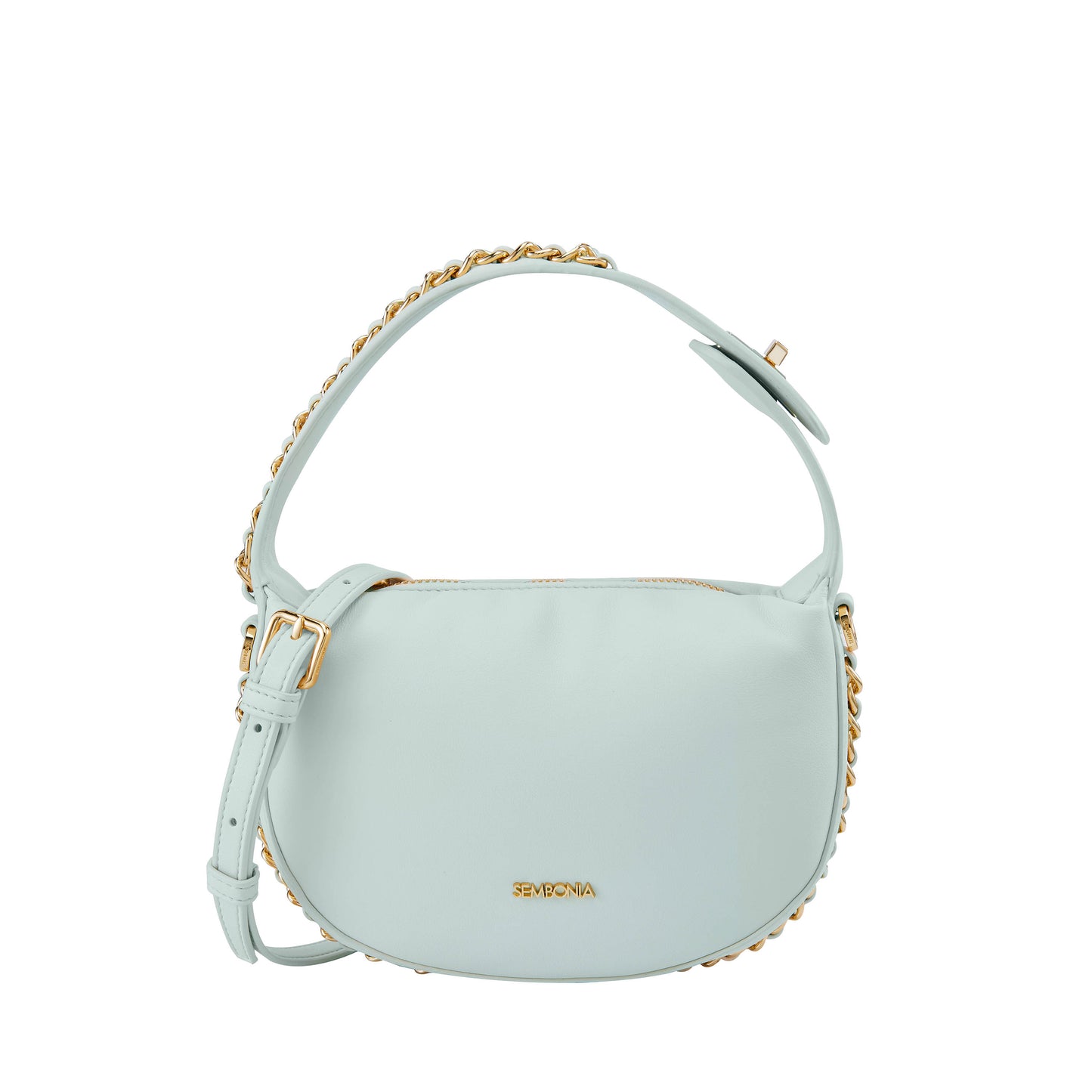 SEMBONIA Iconic Gold Metallic Chain Shoulder Bag - 0603837-002S