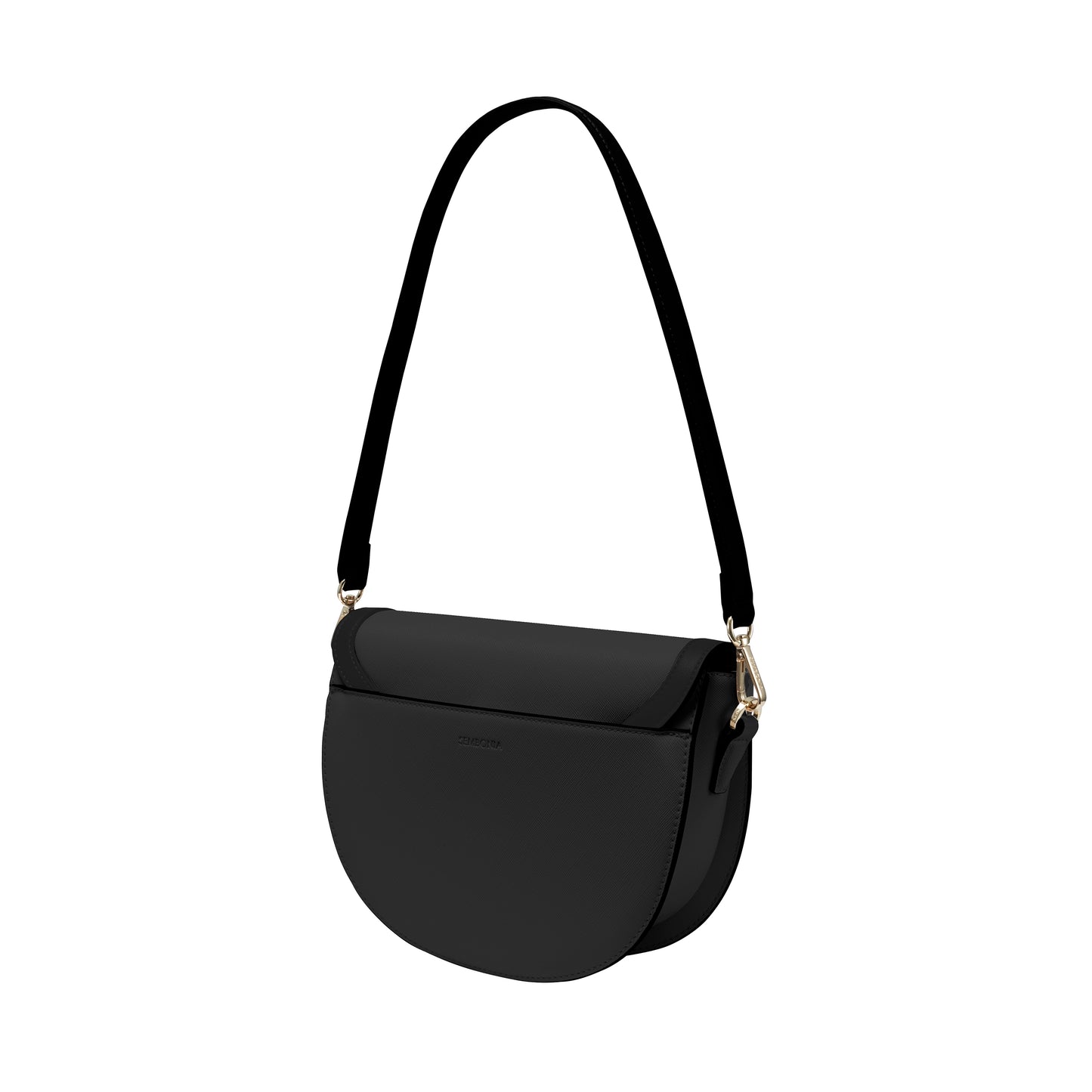 SEMBONIA Audrey Logo Printed Crescent Crossbody Bag - 0603838-302S