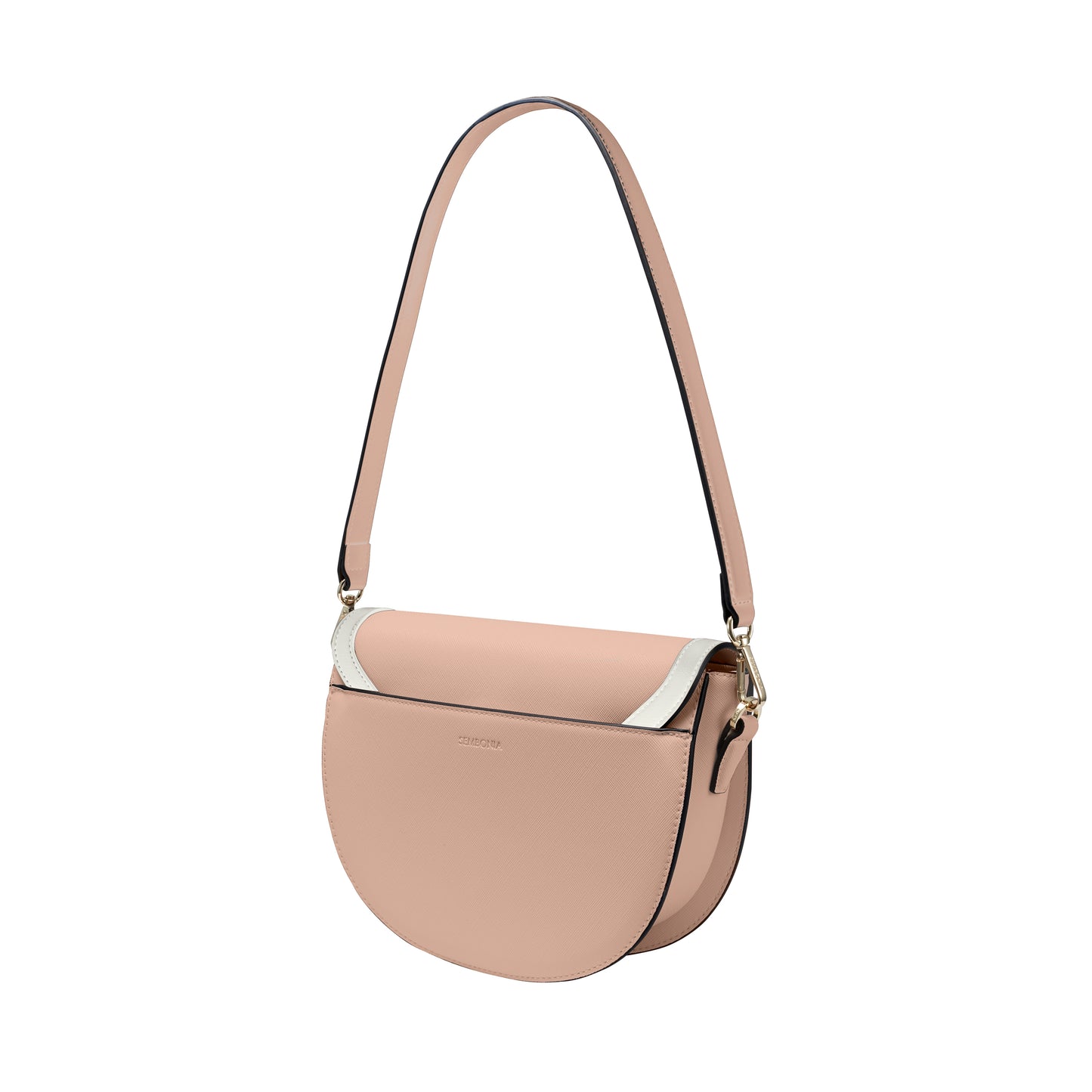 SEMBONIA Audrey Logo Printed Crescent Crossbody Bag - 0603838-302S
