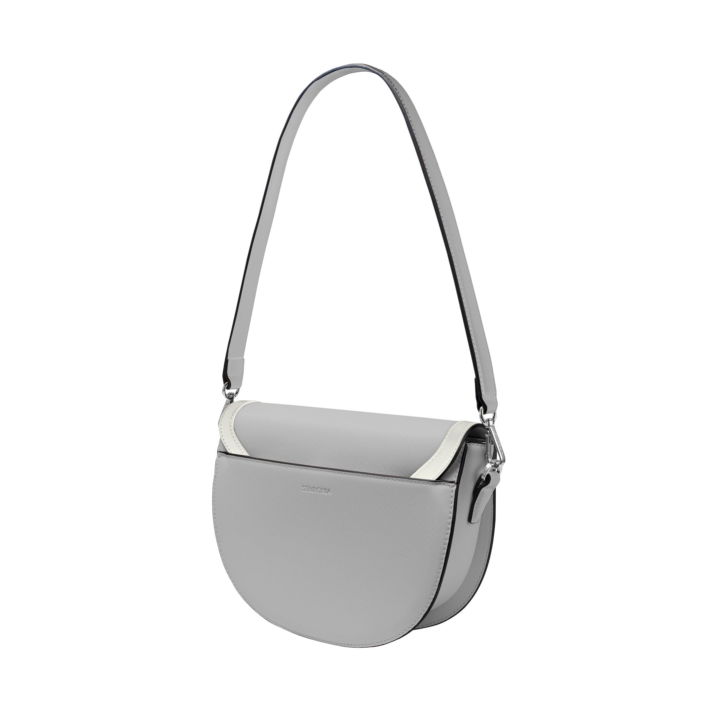 SEMBONIA Audrey Logo Printed Crescent Crossbody Bag - 0603838-302S