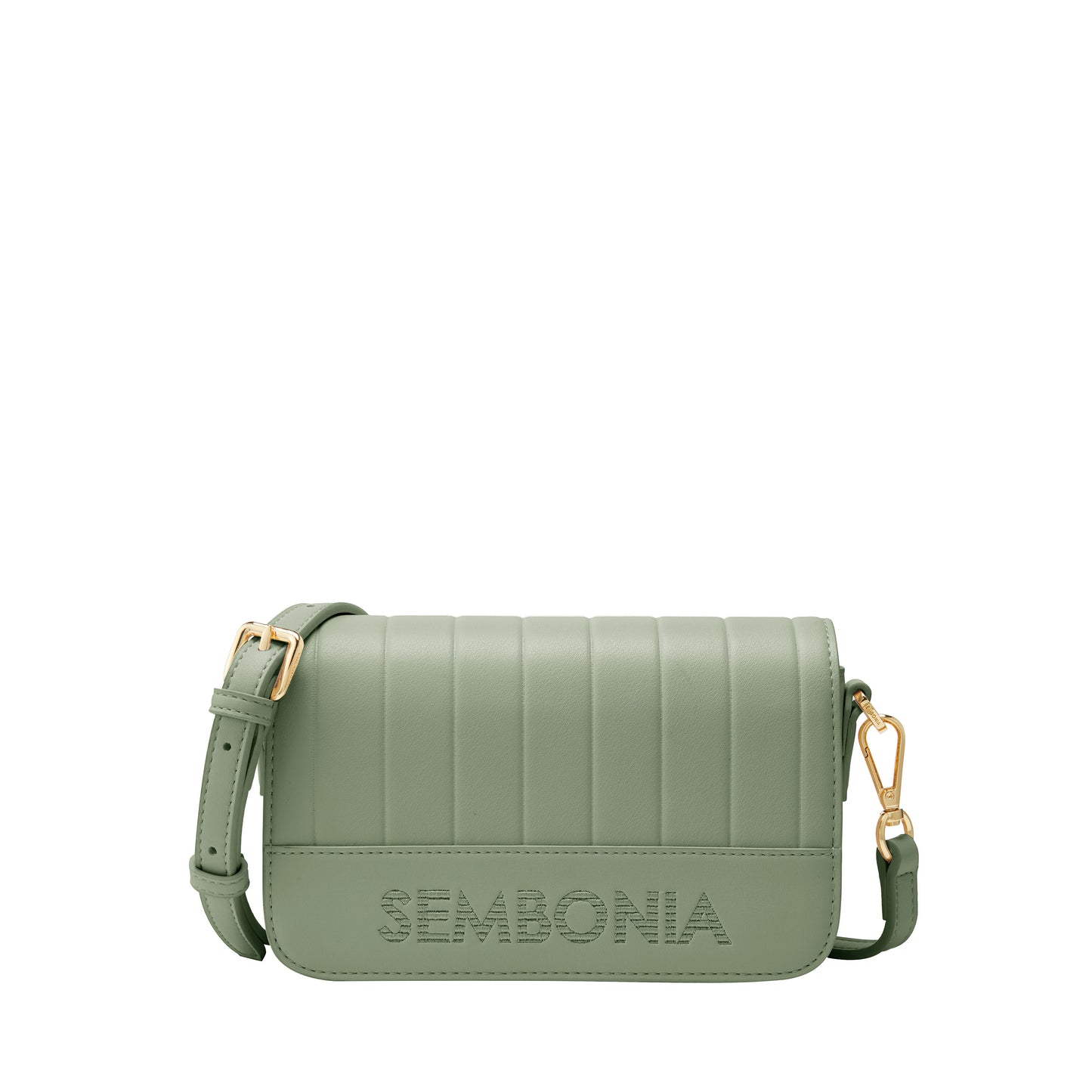 Classy Debossed Stripe Crossbody Bag - 0603886-005S