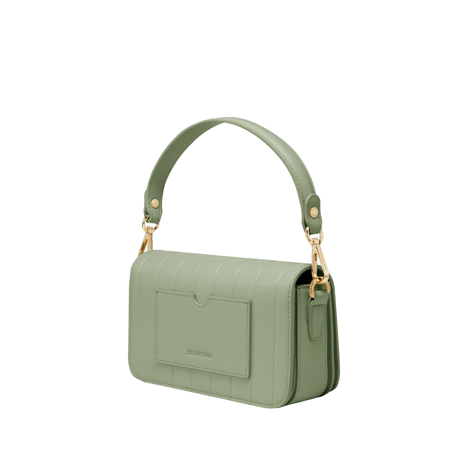 Classy Debossed Stripe Crossbody Bag - 0603886-005S