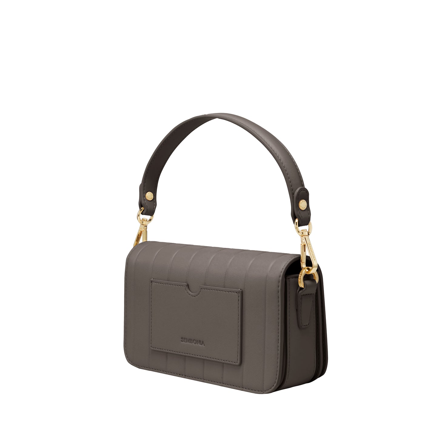 Classy Debossed Stripe Crossbody Bag - 0603886-005S