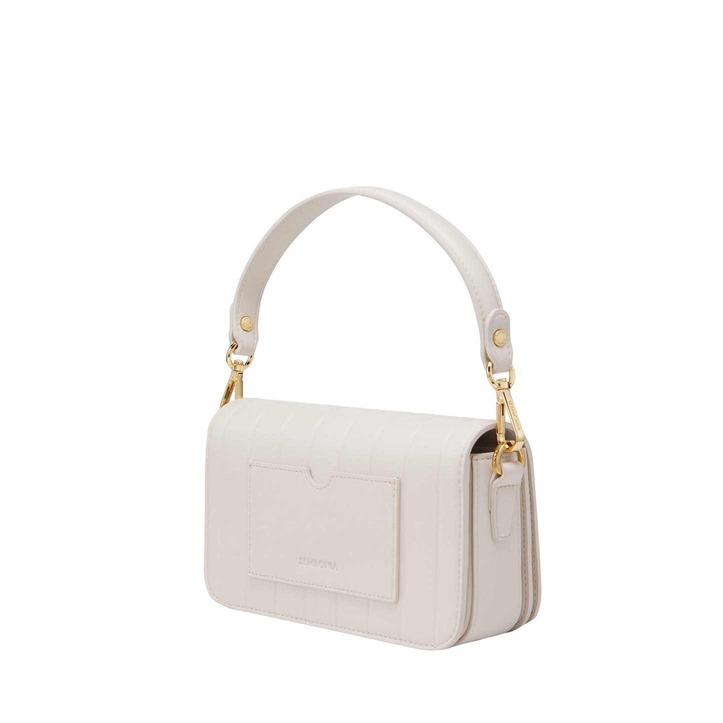 Classy Debossed Stripe Crossbody Bag - 0603886-005S