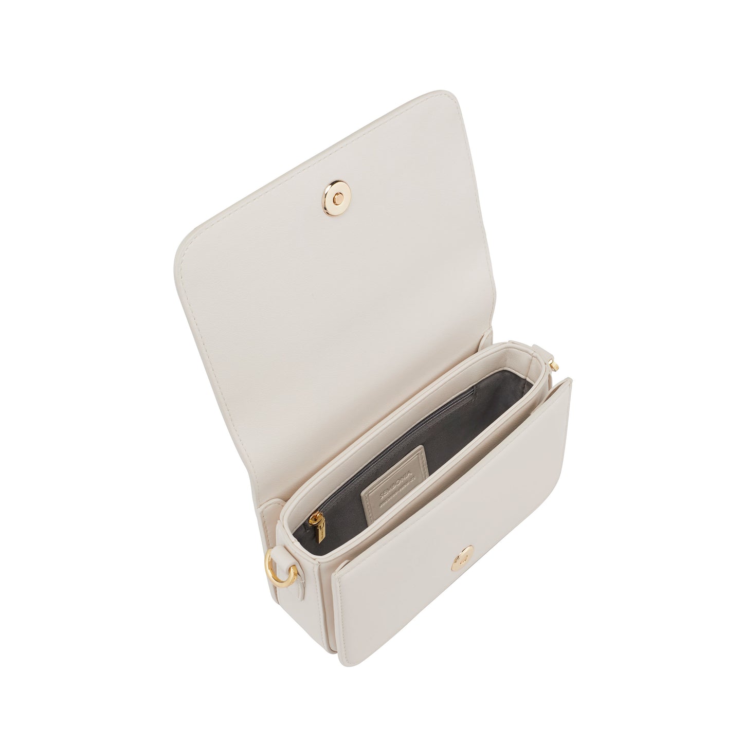 Classy Debossed Stripe Crossbody Bag - 0603886-005S