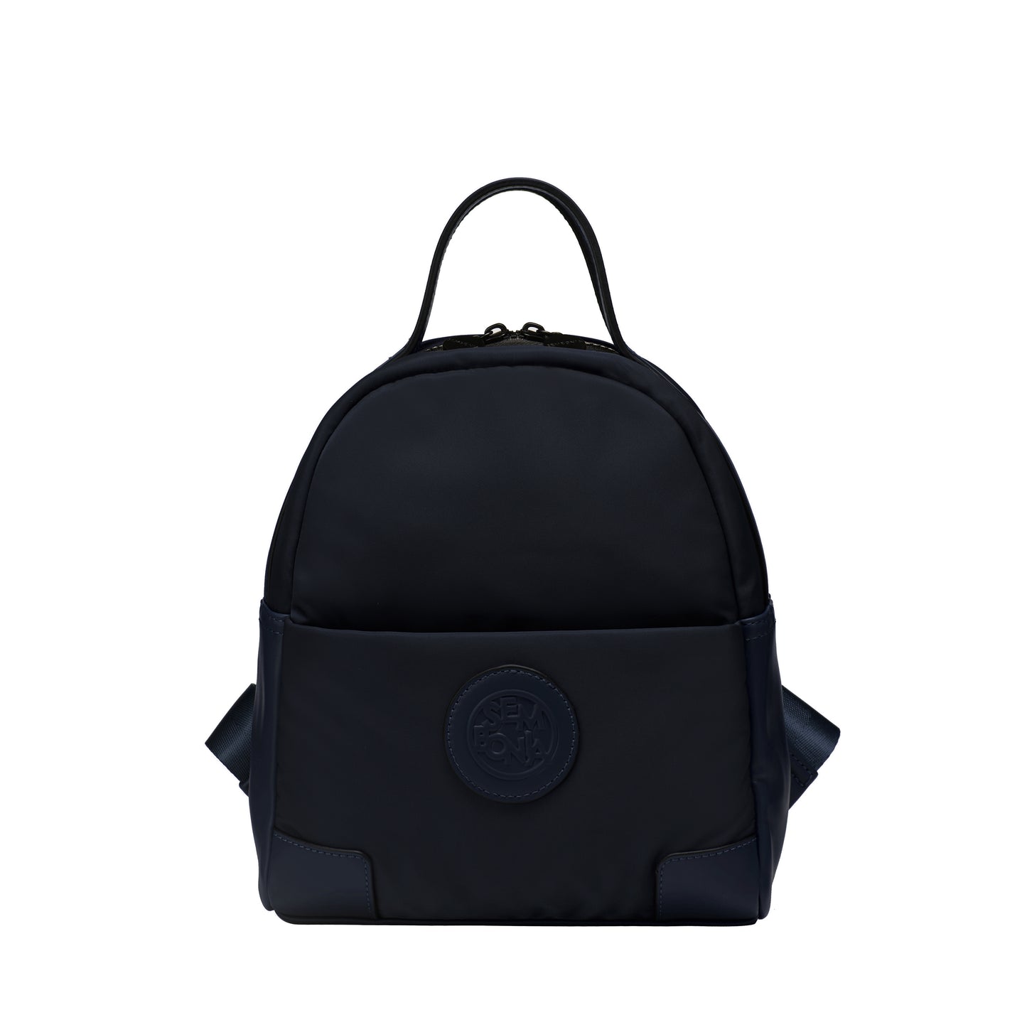 SEMBONIA Traveler Logo Patch Decor Nylon Backpack - 0603897-009S