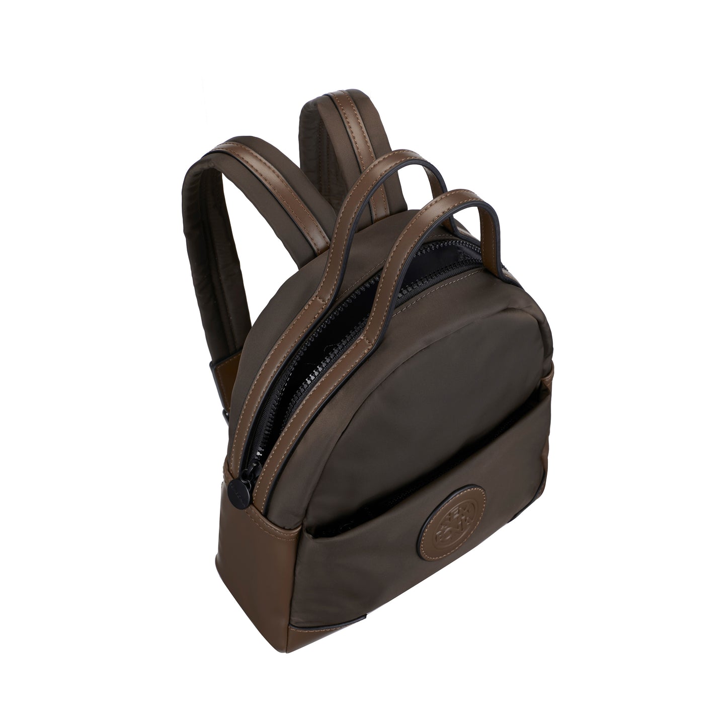 SEMBONIA Traveler Logo Patch Decor Nylon Backpack - 0603897-009S