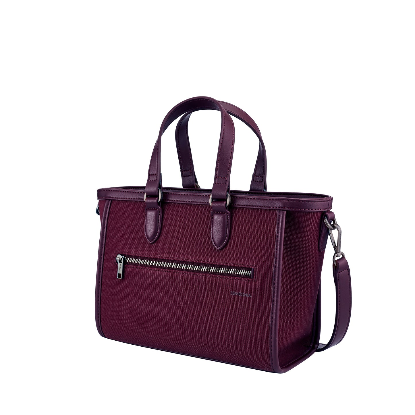 SEMBONIA EcoLuxe Front-Pocket Satchel Bag - 0603951-301S