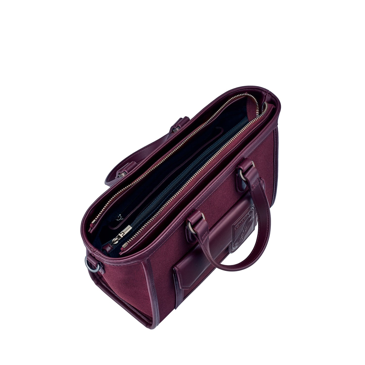 SEMBONIA EcoLuxe Front-Pocket Satchel Bag - 0603951-301S