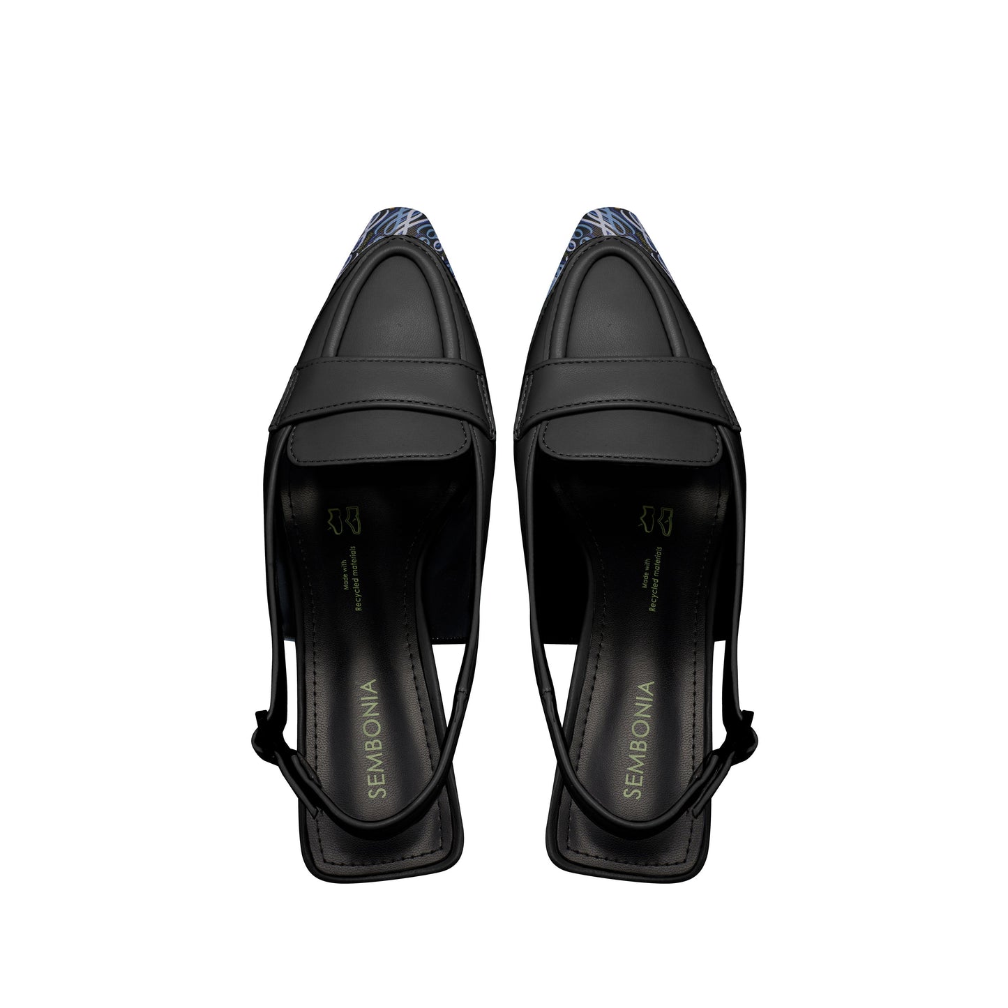 SEMBONIA WOMEN Recycled Materials of Synthetic Leather MULE - 06308S-90072S