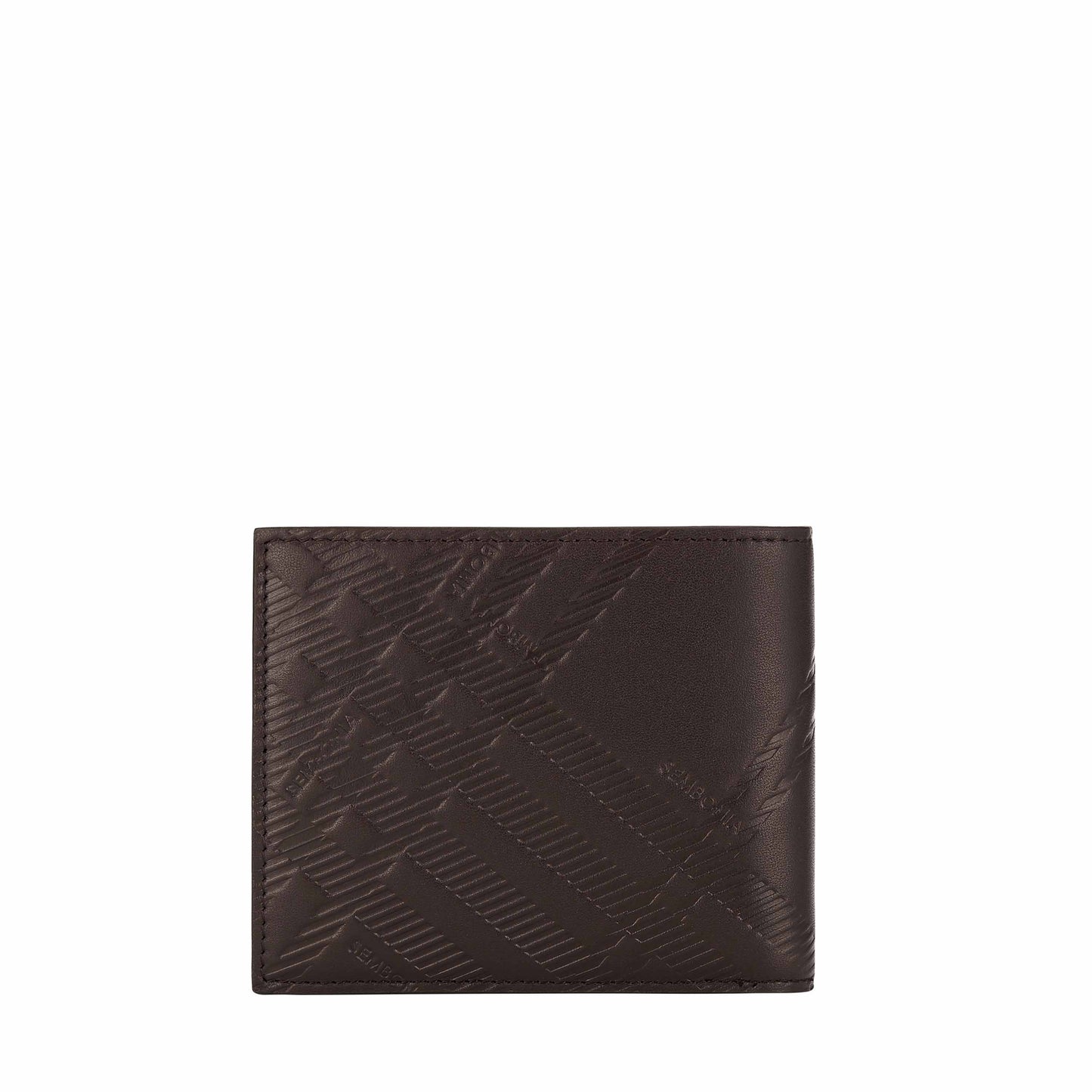 Signature Embossed Leather Tri-Fold Wallet - 066437-502