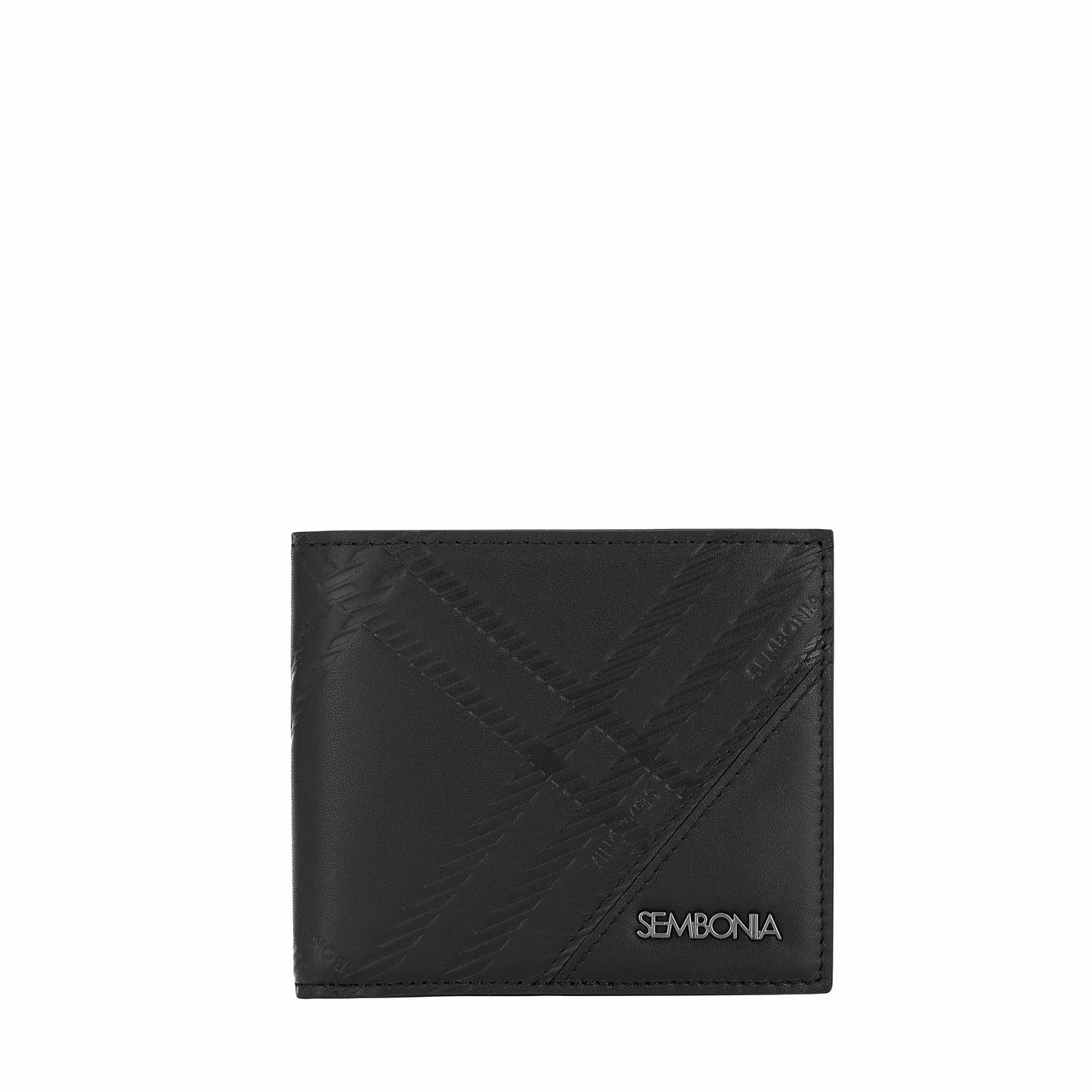 Signature Embossed Leather Tri-Fold Wallet - 066437-502