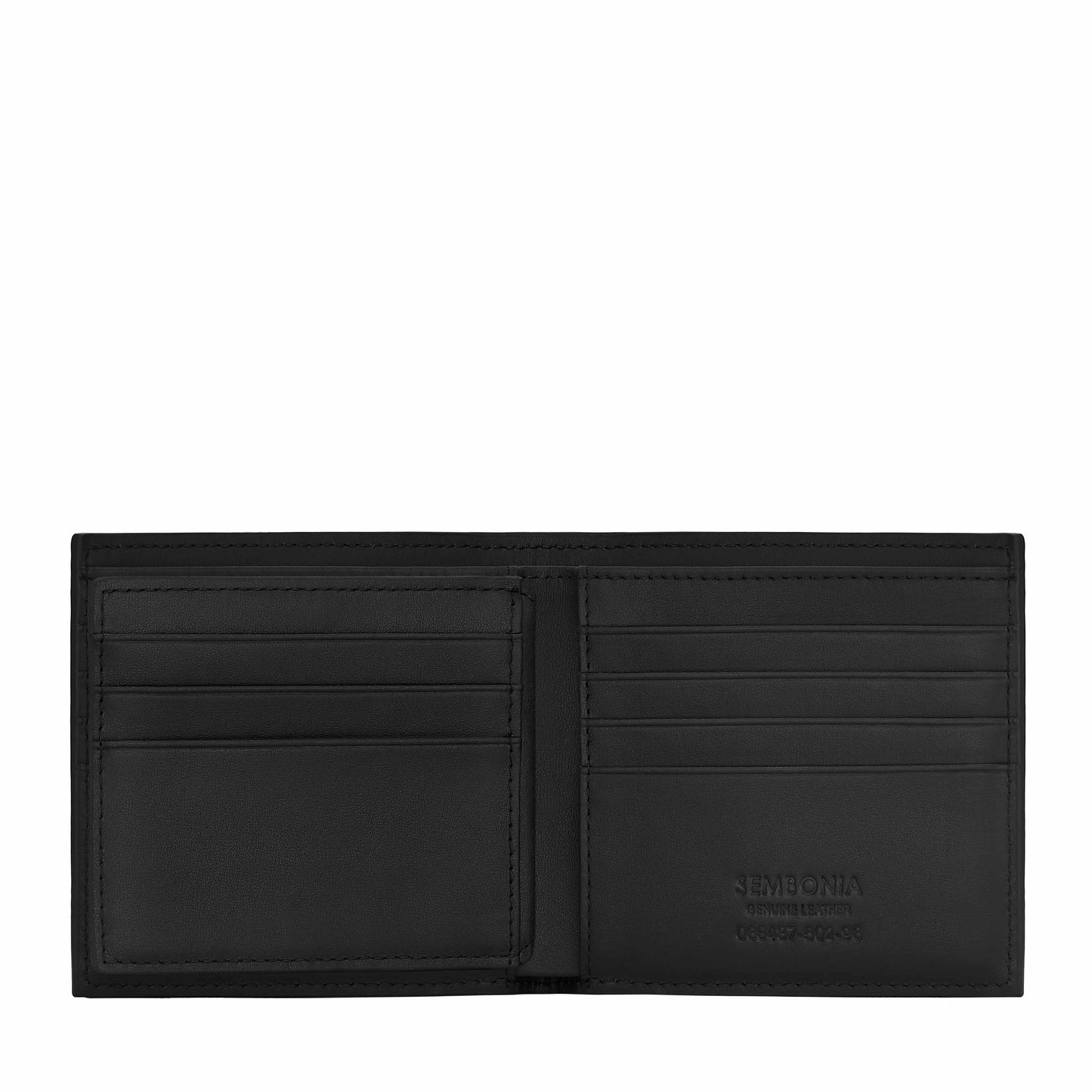 Signature Embossed Leather Tri-Fold Wallet - 066437-502