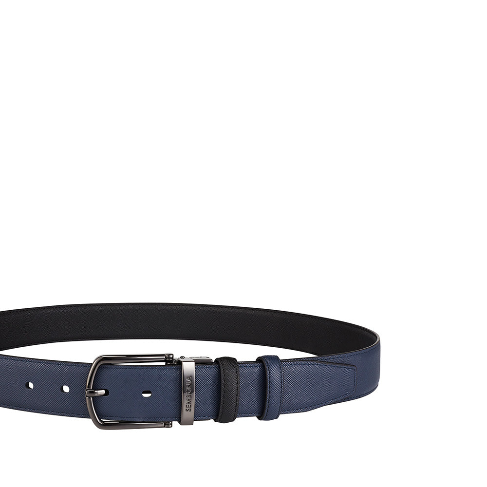 SEMBONIA Men 3.5 cm Reversible Pin Buckle Casual Belt - 066708-021S