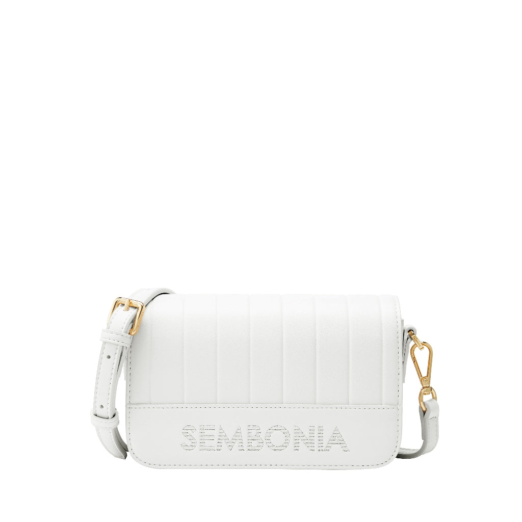 SEMBONIA Women Classy Debossed Stripe Crossbody Bag - 0603886-005A
