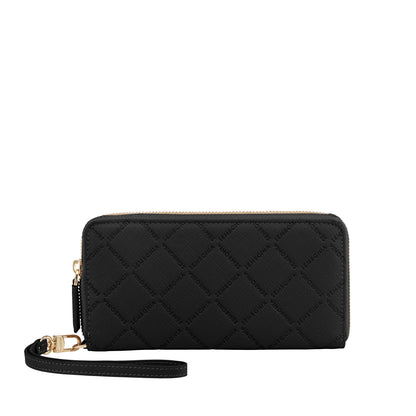 SEMBONIA Chic Geometric Quilted Continental Wallet - 0603775-504S