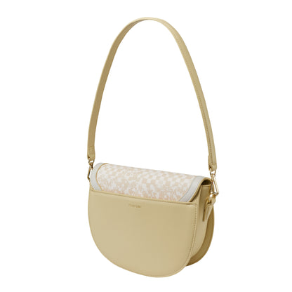 SEMBONIA Audrey Monogram Crescent Crossbody Bag - 0603776-302S