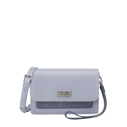 SEMBONIA Two-Tone Monogram Crossbody Bag - 0603779-305S