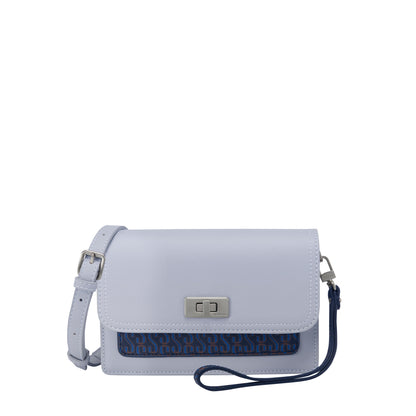 SEMBONIA Two-Tone Monogram Crossbody Bag - 0603779-305S