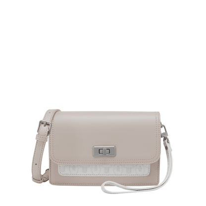SEMBONIA Two-Tone Monogram Crossbody Bag - 0603779-305S