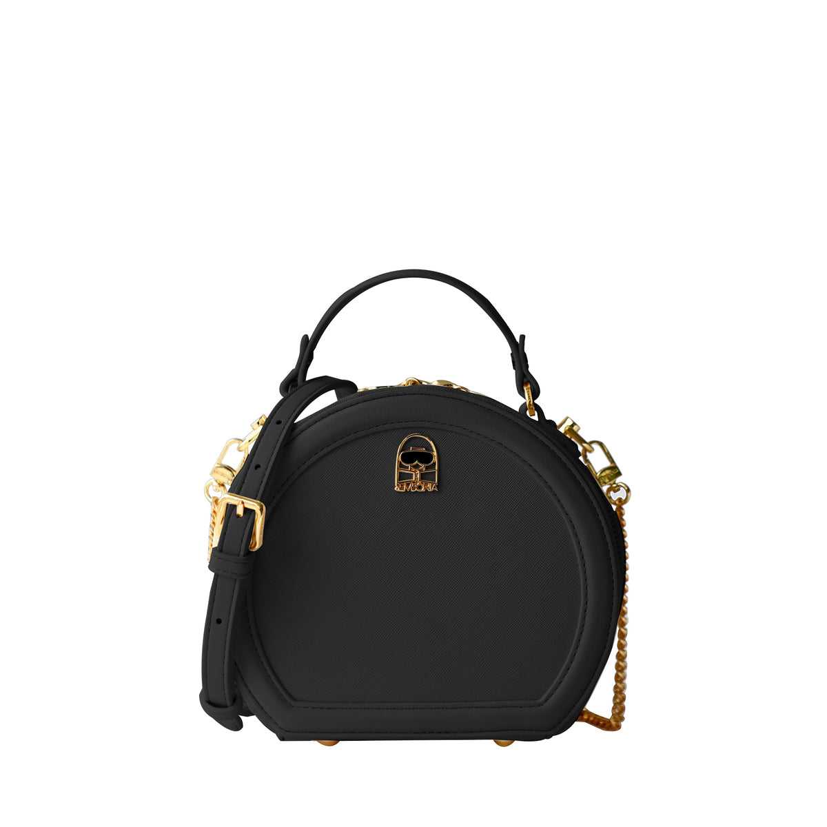 Roulley Monogram Print Crossbody Bag