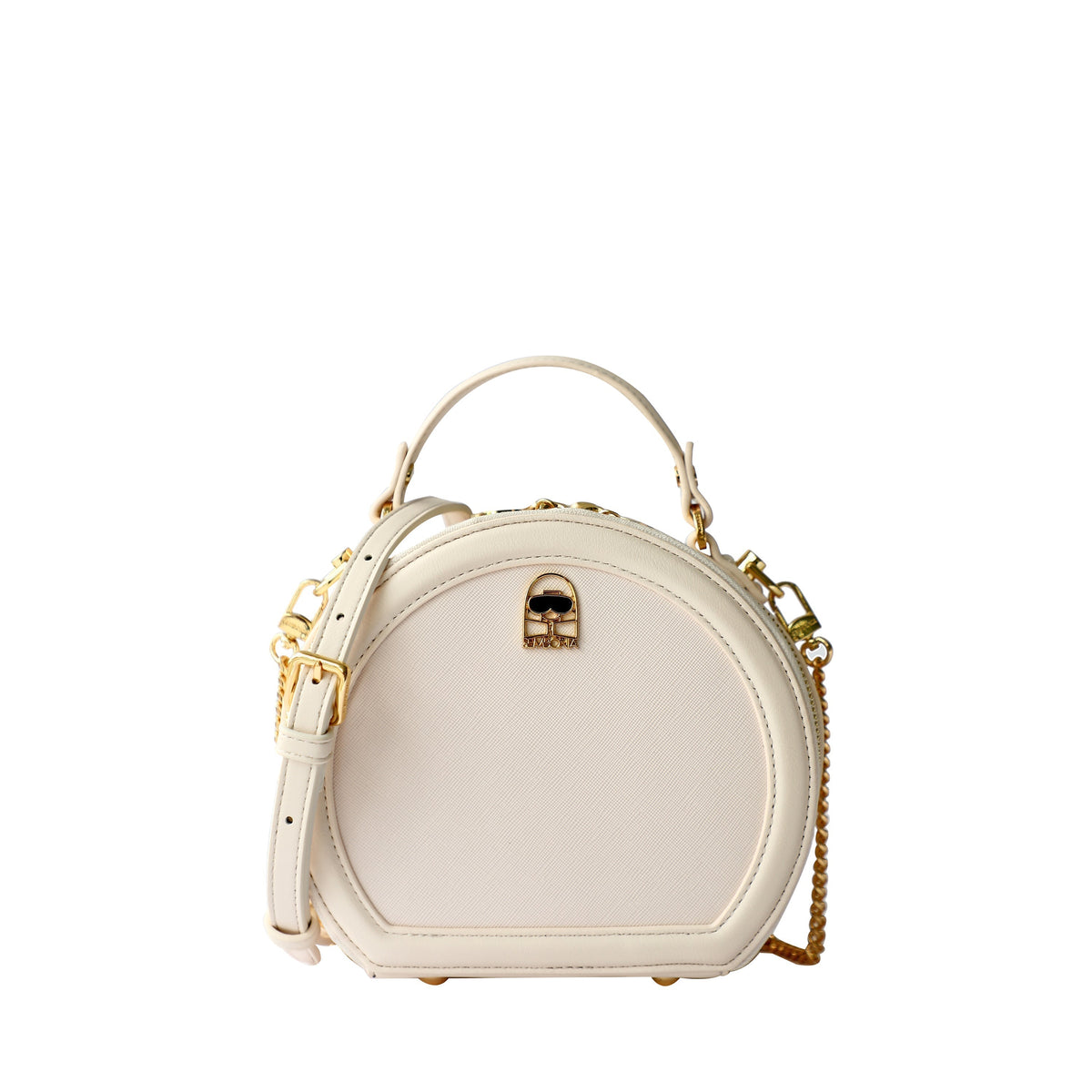 Roulley Monogram Print Crossbody Bag
