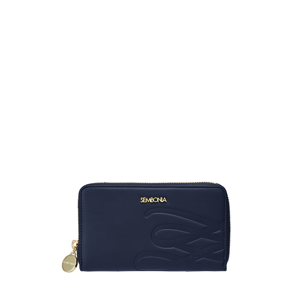 Sustainability Debossed-Logo Continental Wallet