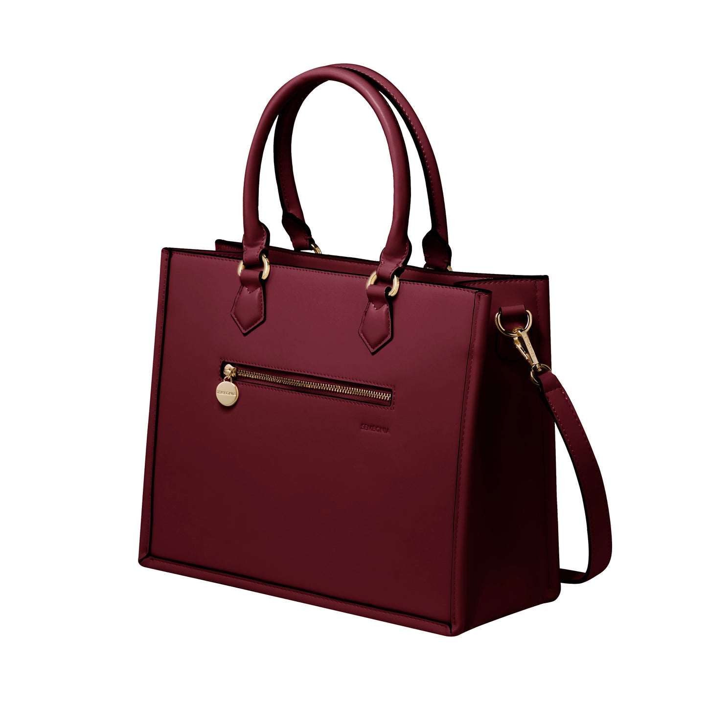 SEMBONIA Large Classic Multi-Pockets Satchel Bag - 0603812-018S