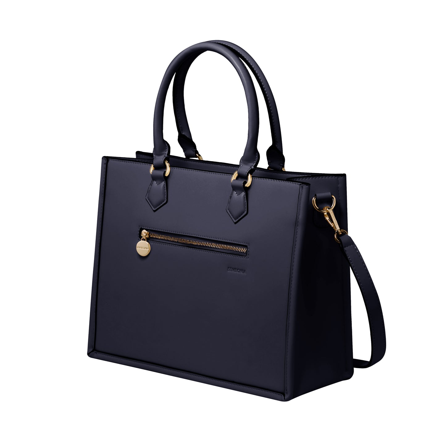 SEMBONIA Large Classic Multi-Pockets Satchel Bag - 0603812-018S