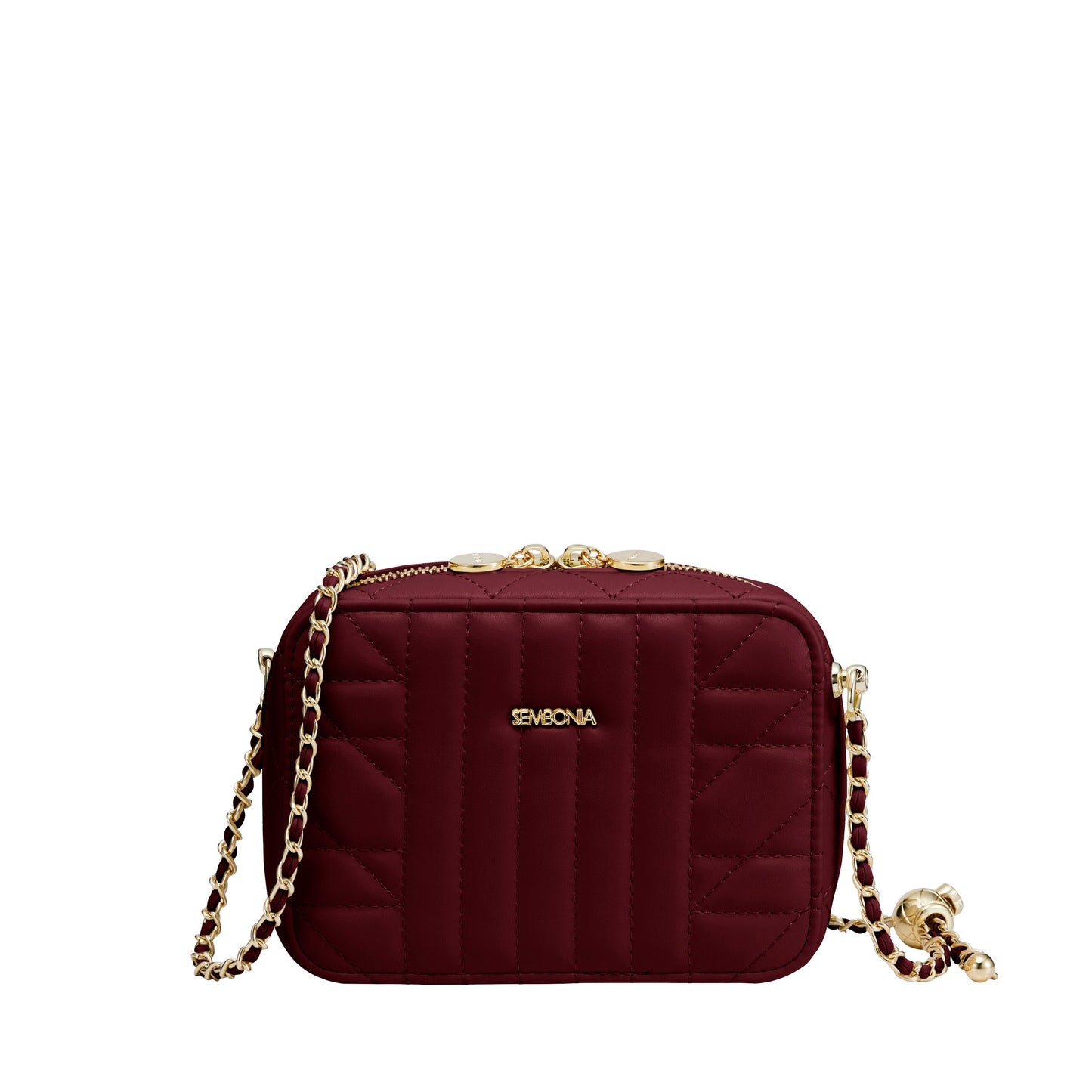 SEMBONIA Gia Quilted Chain Strap Crossbody Bag - 0603833-002S