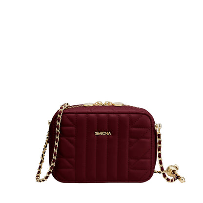 SEMBONIA Gia Quilted Chain Strap Crossbody Bag - 0603833-002S