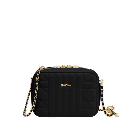 SEMBONIA Gia Quilted Chain Strap Crossbody Bag - 0603833-002S