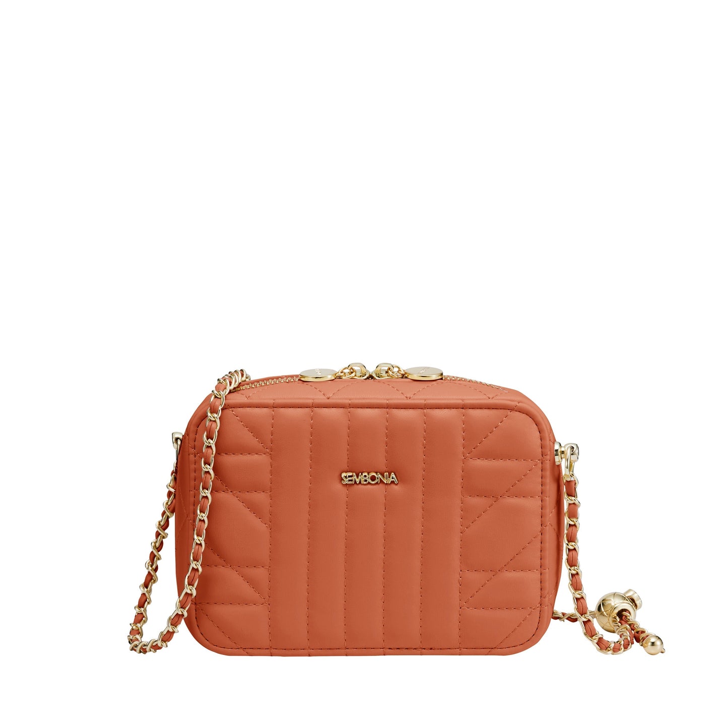 SEMBONIA Gia Quilted Chain Strap Crossbody Bag - 0603833-002S