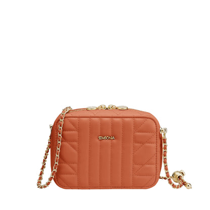 SEMBONIA Gia Quilted Chain Strap Crossbody Bag - 0603833-002S