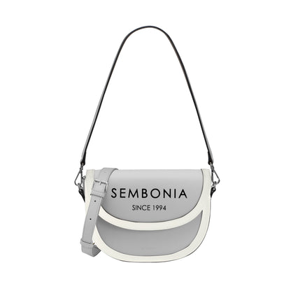 SEMBONIA Audrey Logo Printed Crescent Crossbody Bag - 0603838-302S