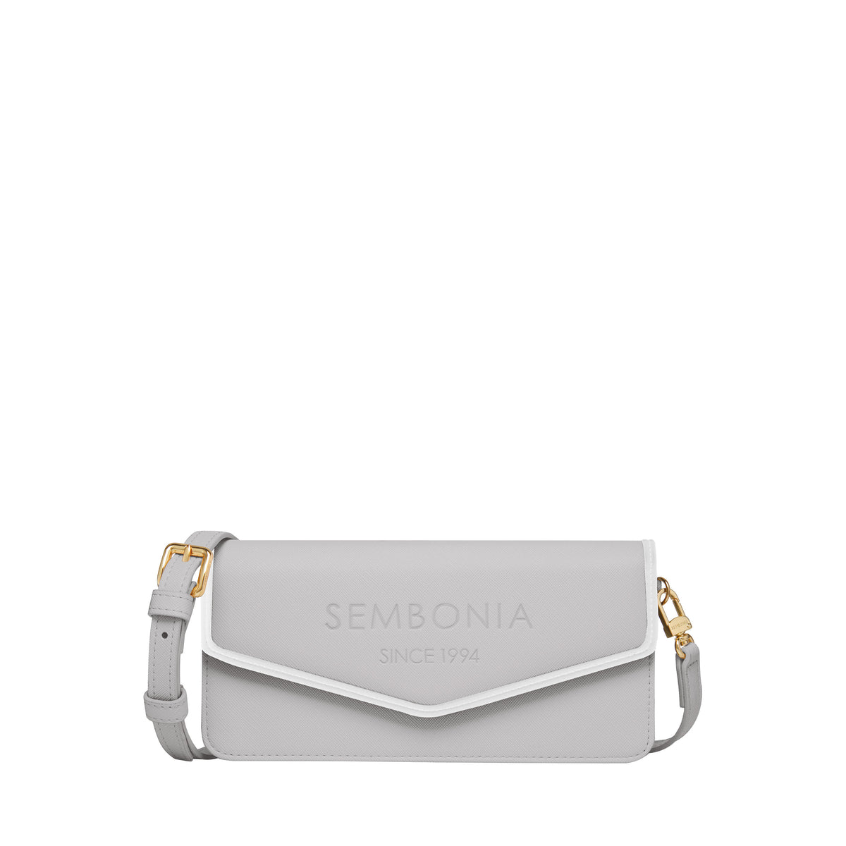 Statement Debossed Wristlet