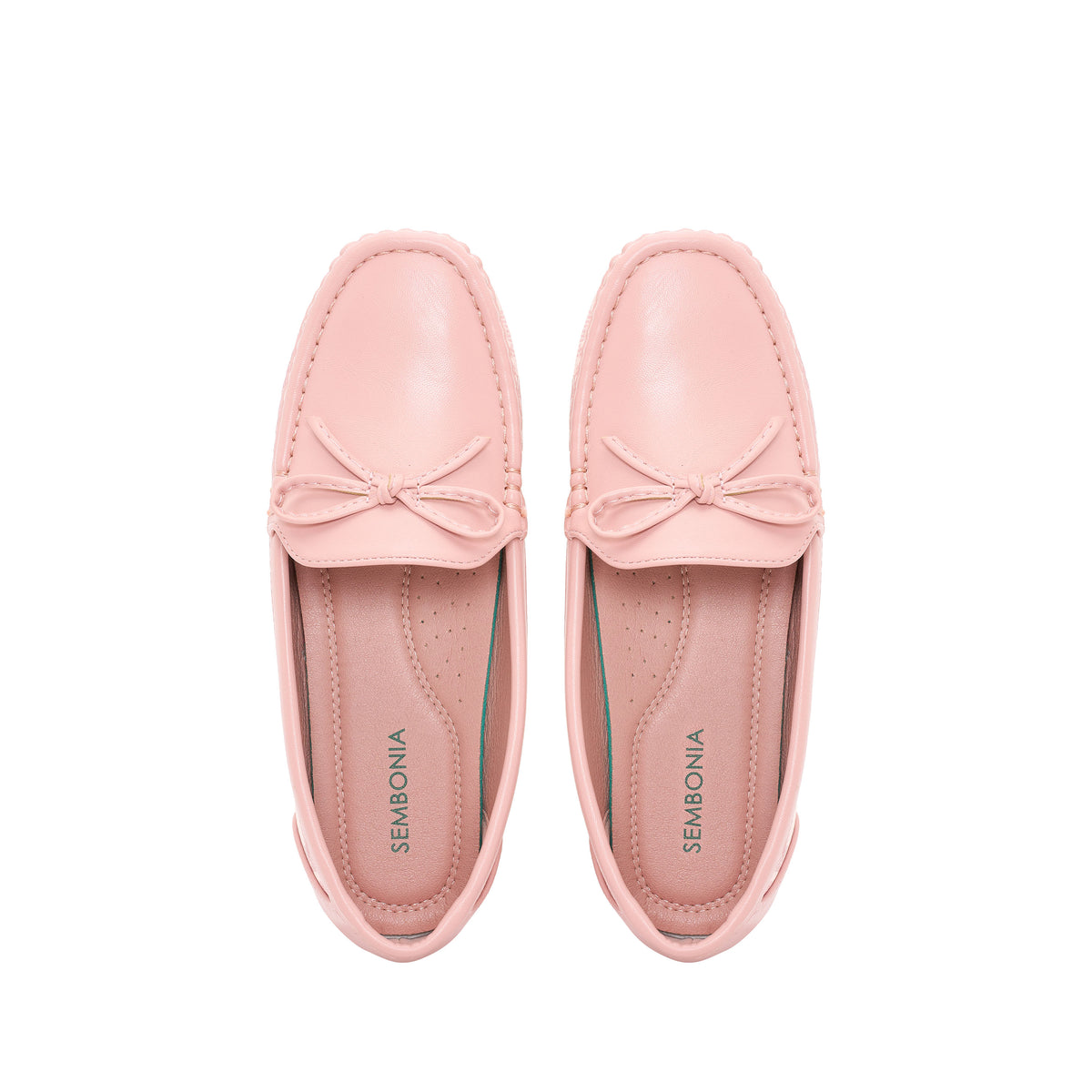 Women Synthetic Leather + Monogram Loafer