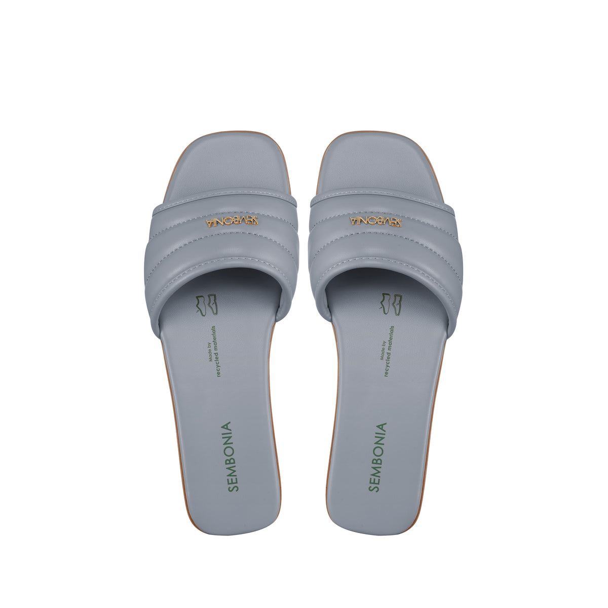 Women Recycled Materials of Synthetic Leather Flat
