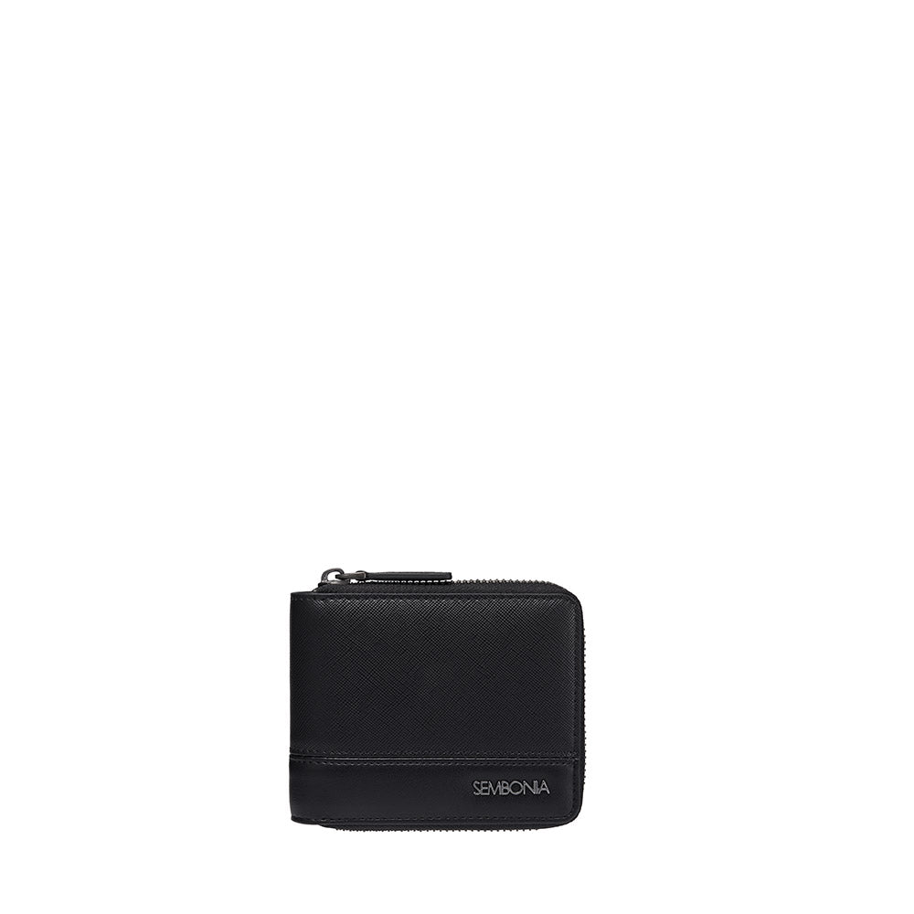 SEMBONIA Zip Centre Flap Bi-Fold Wallet With Coin Compartment - 066452-504S