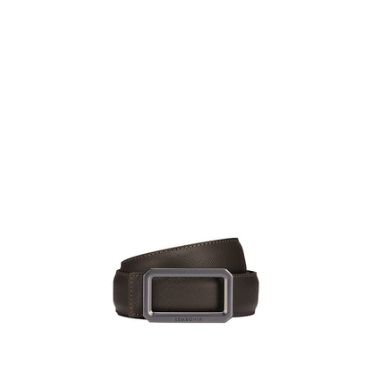 SEMBONIA 3.2cm Matte Gunmetal Buckle Belt - 066706-036S
