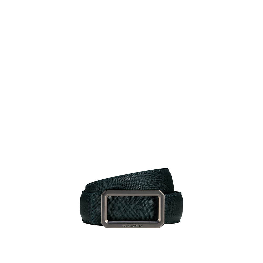 3.2Cm Matte Gunmetal Buckle Belt